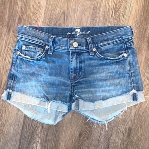 SEVEN FOR ALL MANKIND jean shorts